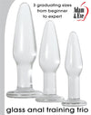 Adam & Eve Glass Anal Training Trio